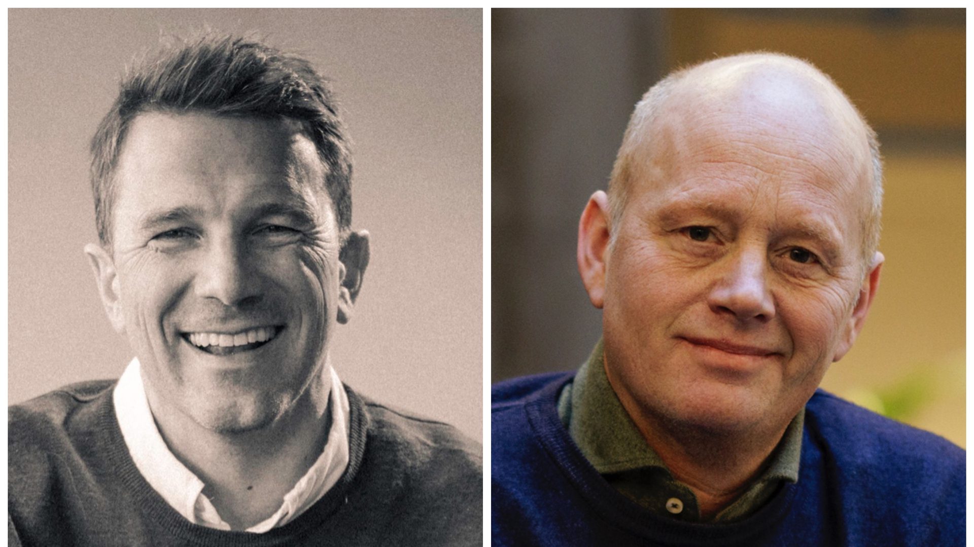 Portrait photos of : Kjetil Angell Kjerstad, the new CEO of Kontali and to the right, Henrik Halvorsen, the new CEO of Factlines.